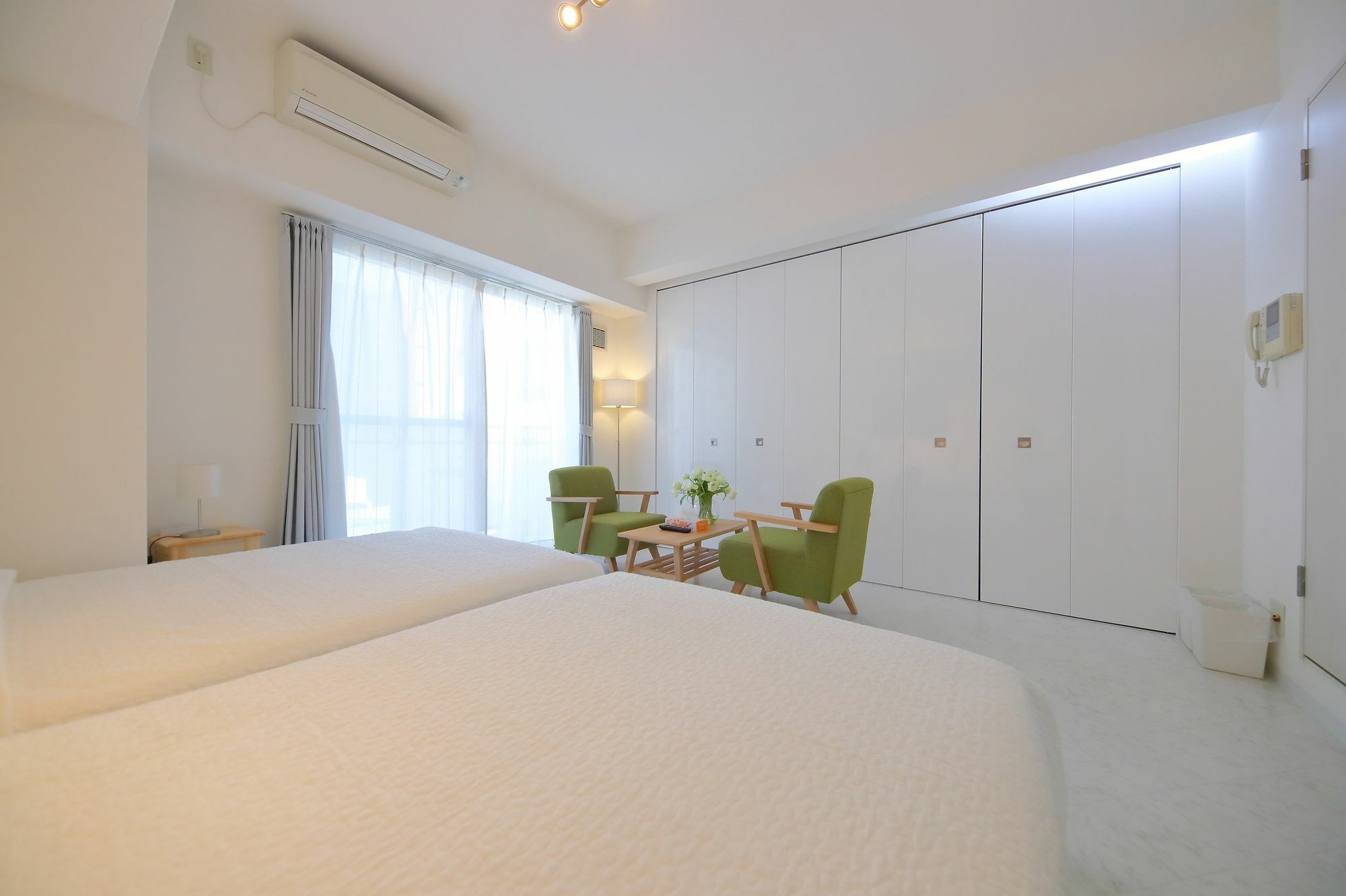 Pangsapuri 30 m² dengan 1 bilik tidur dan 1 bilik mandi peribadi di Osaka Luaran gambar
